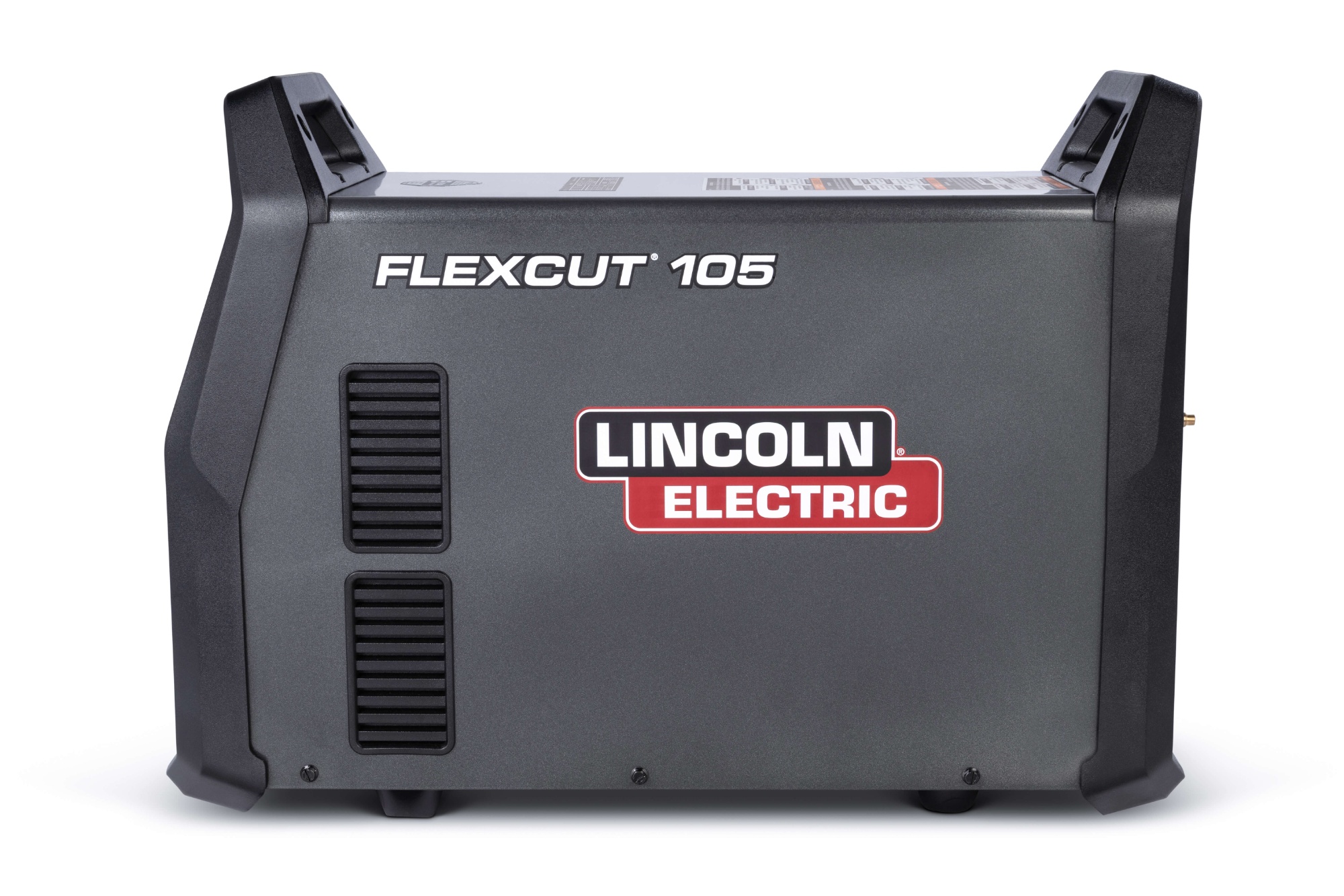side view of the Lincoln FlexCut 105 Plasma Cutter, 25ft Mechanized Torch, K5827-M