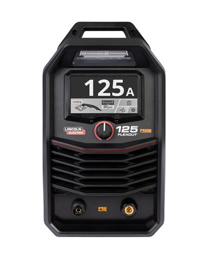 front side view of the Lincoln FlexCut 125 Plasma Cutter, Power Source Only, K5828-PS