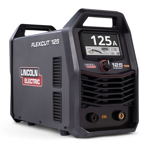 right front view of the Lincoln FlexCut 125 Plasma Cutter, Power Source Only, K5828-PS