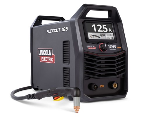 front right view of the Lincoln FlexCut 125 Plasma Cutter, 25ft Mechanized Torch, K5828-M