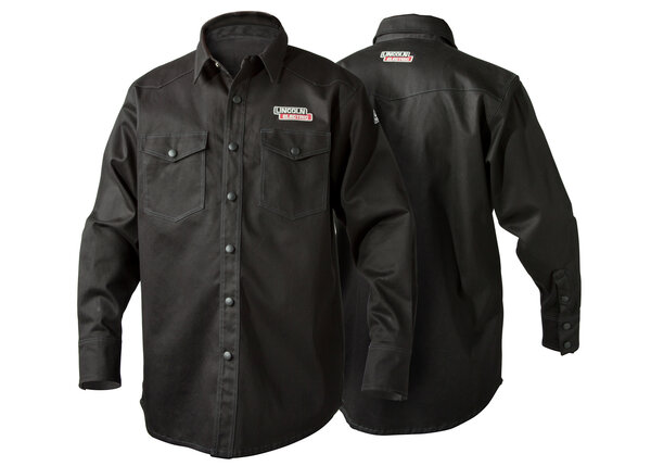 Lincoln Electric Black FR Welding Shirt - K3113-M,-L,-XL,-2XL,-3XL #K3131-3