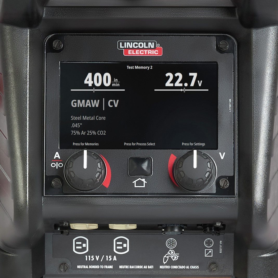 Lincoln Electric POWER MIG® 262P Pulsed MIG Welder #K5378-1 - Mode Selection