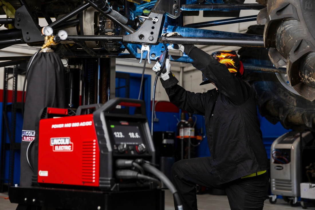 Lincoln Electric Power MIG 220 AC/DC Multi-Process Welder #K5379-1 for sale online at Welders