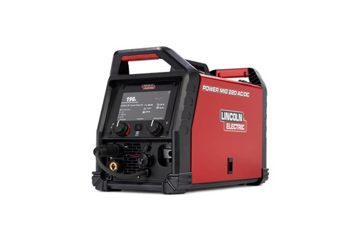 right front view of the Lincoln Electric Power MIG 220 AC/DC Multi-Process Welder #K5379-1