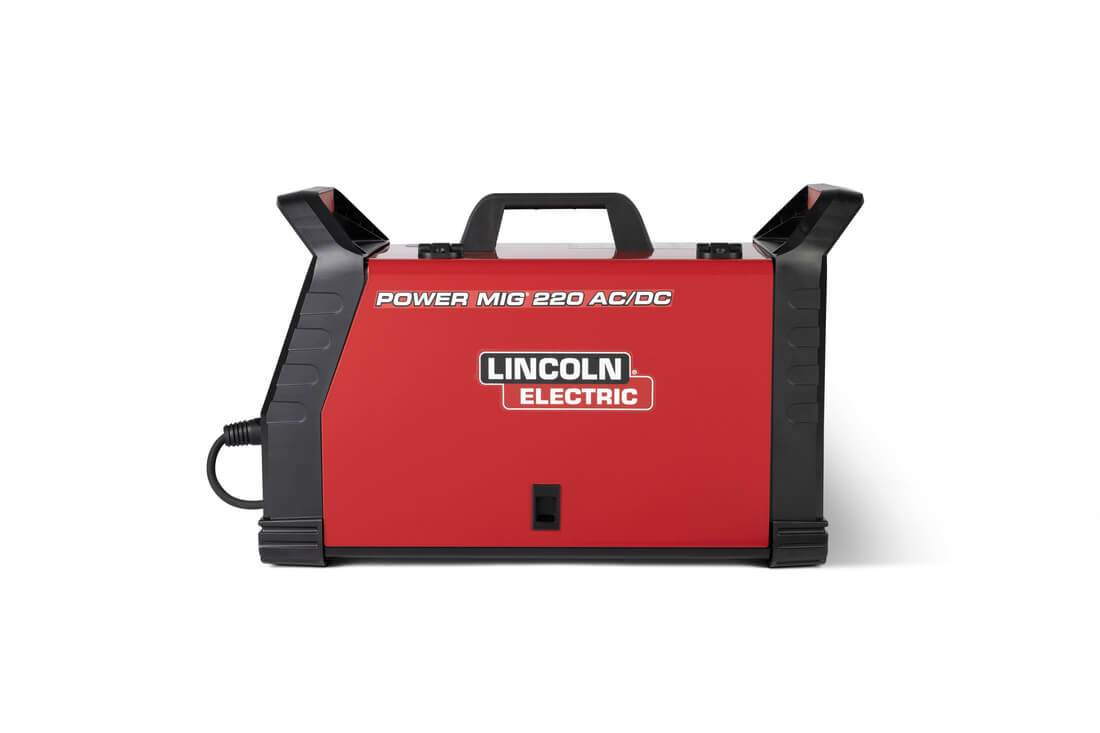 side view of the Lincoln Electric Power MIG 220 AC/DC Multi-Process Welder #K5379-1