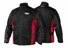 Lincoln Electric Shadow Grain Leather Sleeved Welding Jacket #K2987-M,-L,-XL,-XXL,-XXXL