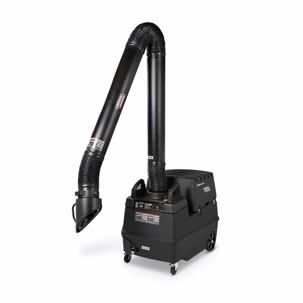 Lincoln Electric Prism® Mobile Welding Fume Extractor with MERV 14 Filter #K1653-4 - With fume extraction arm