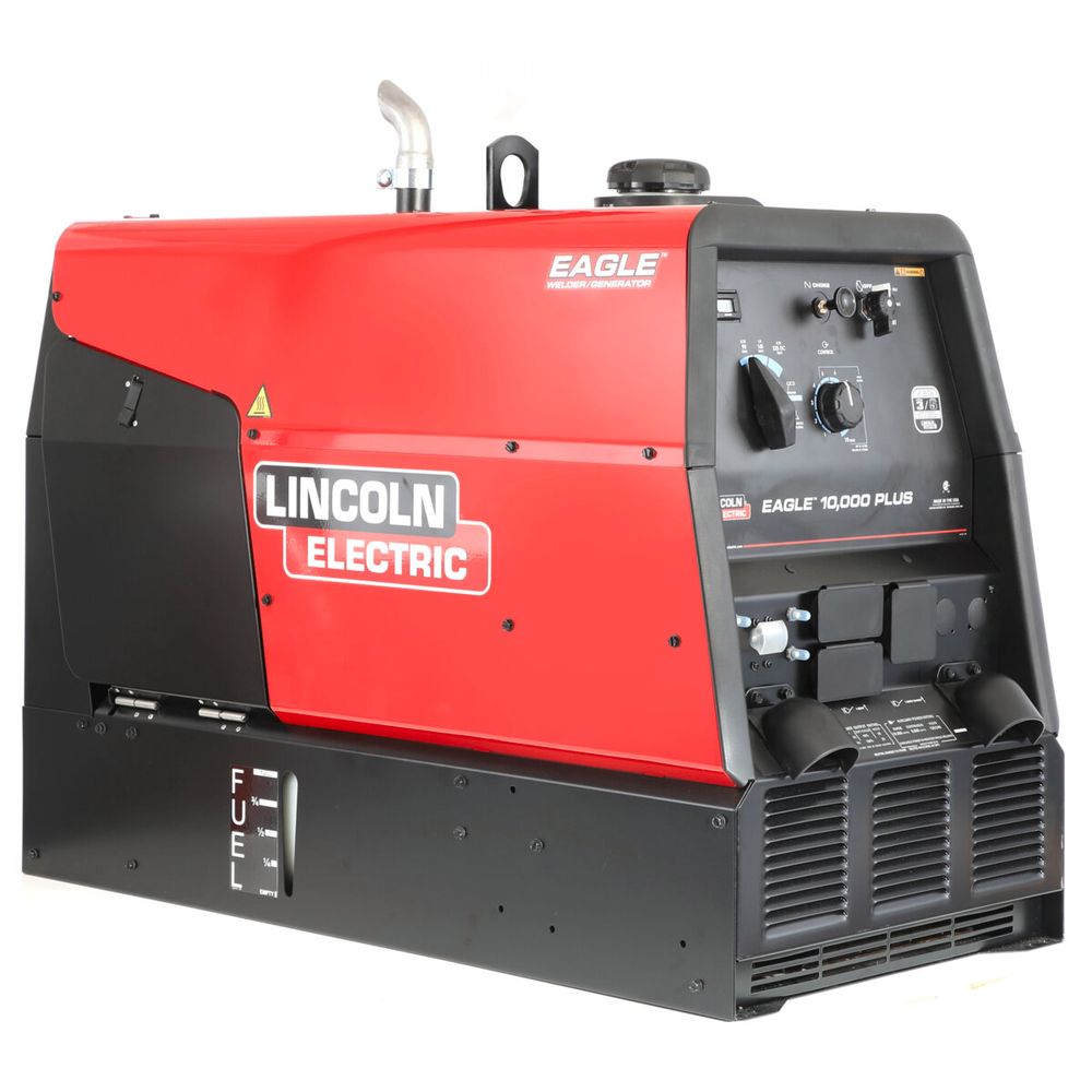 Lincoln Electric Eagle™ 10,000 Plus Engine Driven Welder/Generator #K2343-4 - Side view