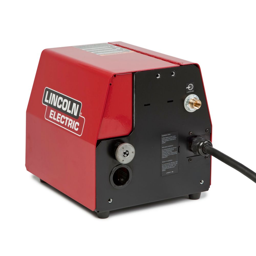 Lincoln Electric LF-74 Wire Feeder #K2426-5 - Rear connections w/ power cable
