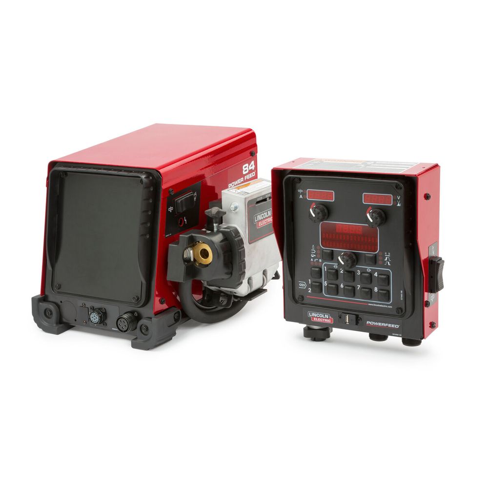 Lincoln Electric Power Feed® 84 Wire Feeder, Single or Dual Control Box, U/I #K3336-2 - Shown with wire feeder