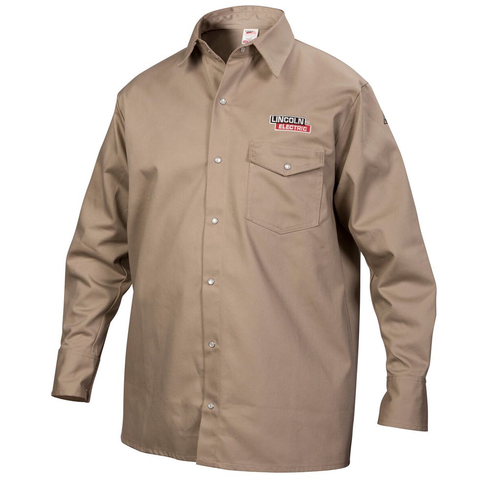 Flame-retardant cotton welding shirt for sale online