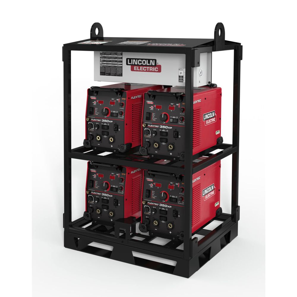 Flextec 350XP 4-Pack Multi-Process Welder Rack w/ Tweco Connector (380-575V 3PH) #K3403-3