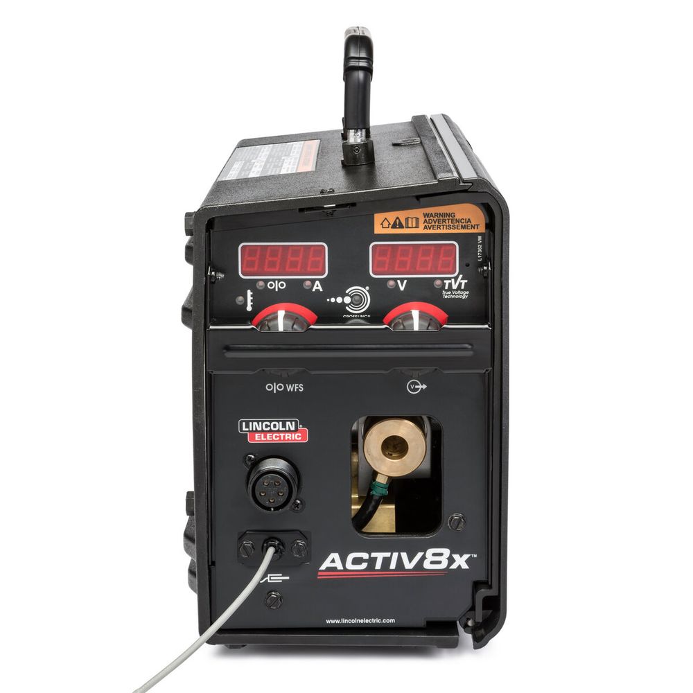 Lincoln Electric wire feeder with Tweco style connection