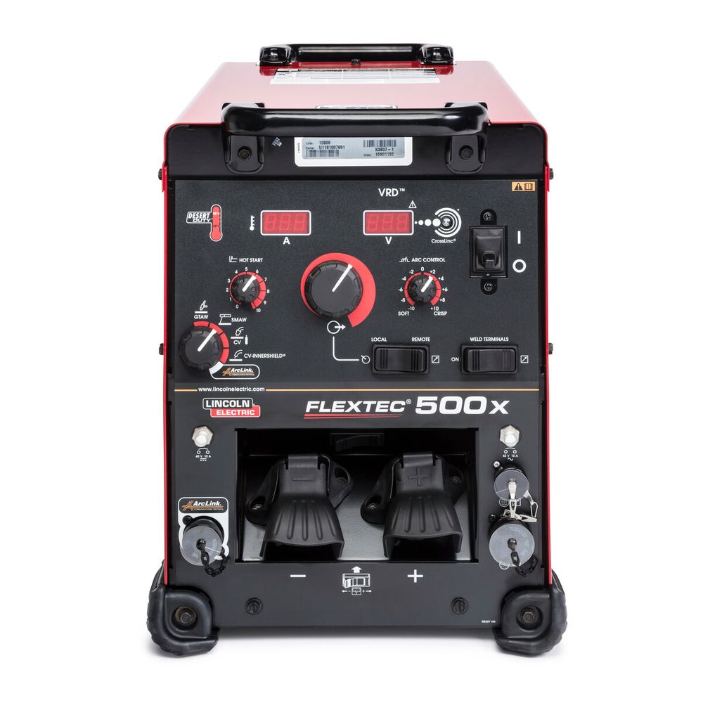 front view of the Lincoln Electric Flextec® 500X Multi-Process Welder #K3607-1