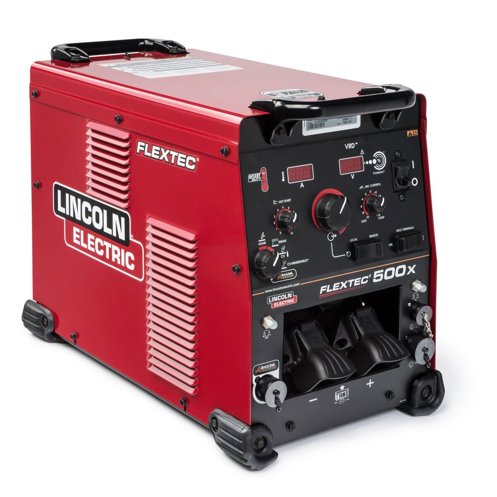 left front view of the Lincoln Electric Flextec® 500X Multi-Process Welder #K3607-1