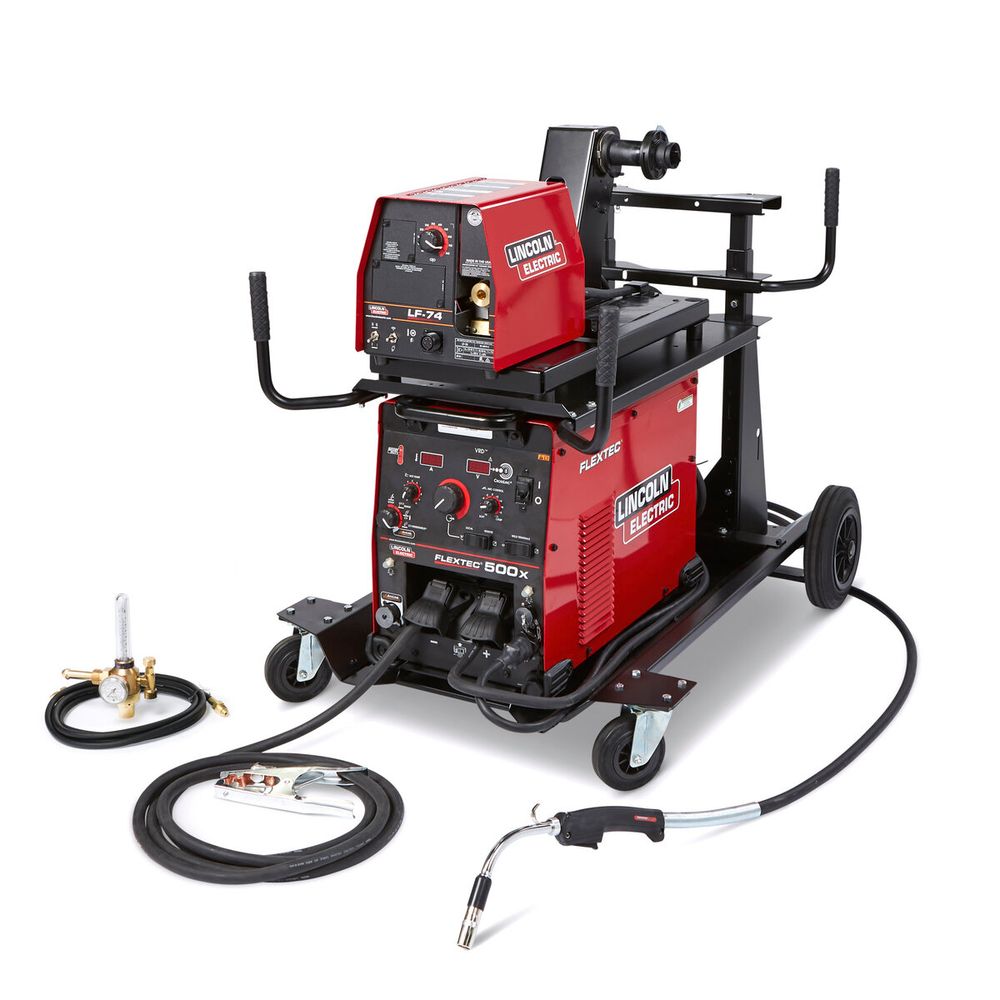 Flextec® 500X/ LF-74 Heavy Duty Multi-Process Welder (380-575V 3PH) Ready-Pak® #K3608-2