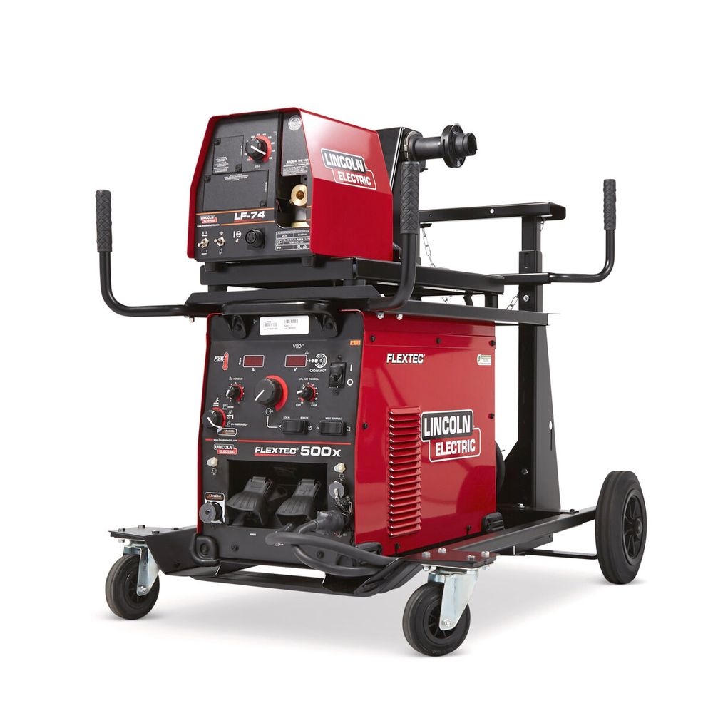 right front view of the Lincoln Electric Flextec® 500X/ LF-74 Heavy Duty Ready-Pak® #K3608-2