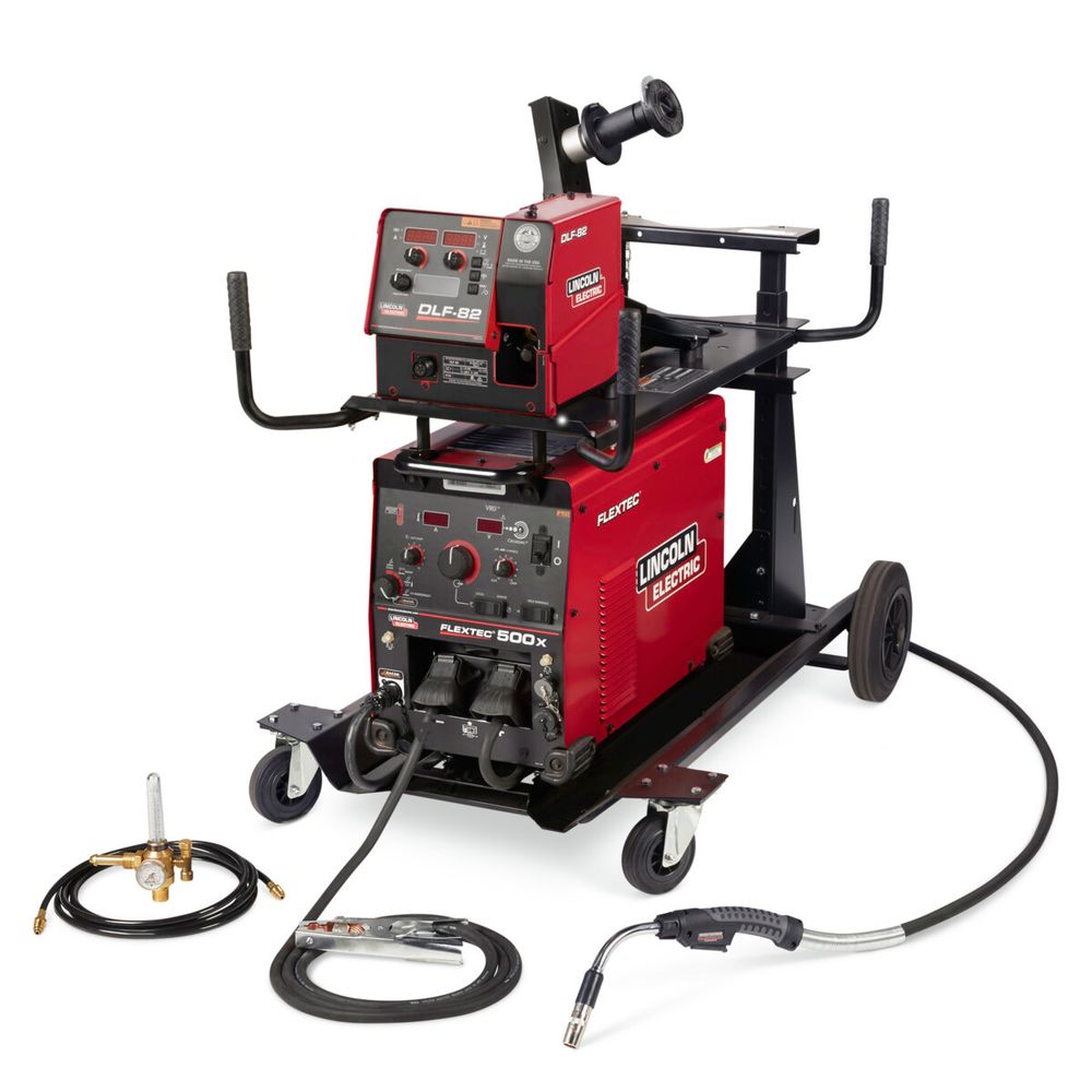 Flextec® 500X / DLF-82 MIG Welder (380-575V 3PH) Ready-Pak® #K3608-5
