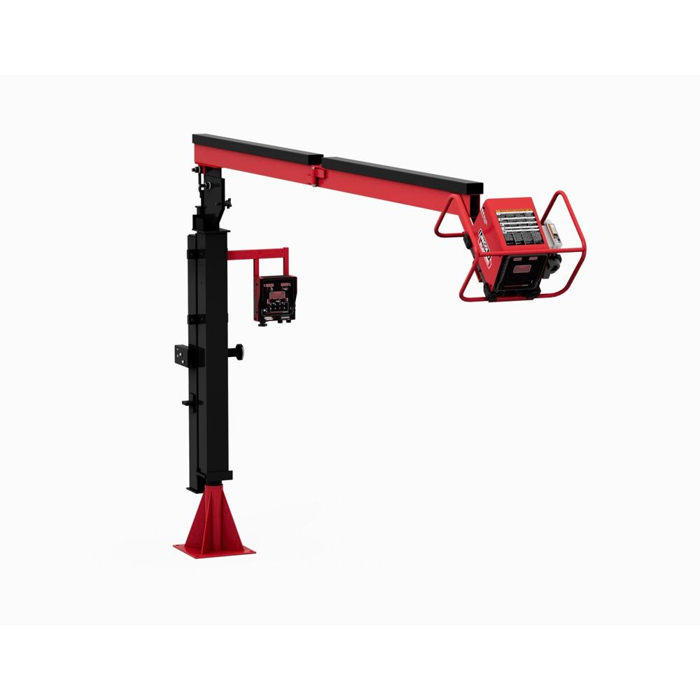 Single boom wire feeder compatible with spools, coils, or bulk wire systems