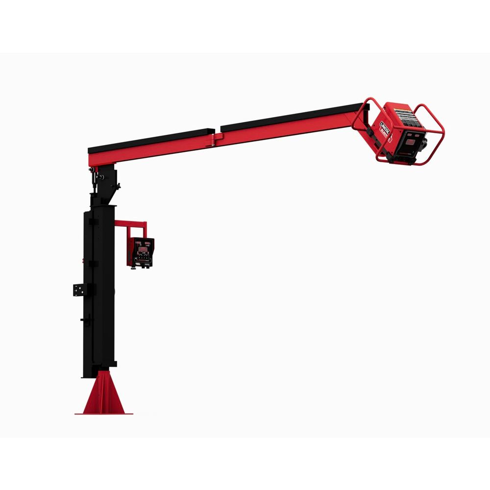 Power Feed 84 wire feeder with optional pallet base for increased mobility