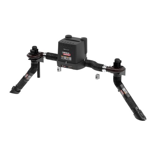 Lincoln Electric Prism® Wall Mount Dual Telescopic Arm (5-8ft) Welding Fume Extractor w/ MERV 14 Filters & Arc Sensor One Pak® #