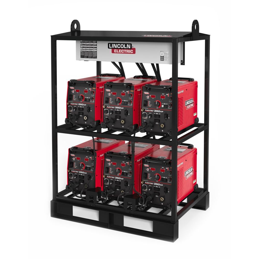Flextec® 350XP (Tweco) 6-Pack Rack #K4281-2