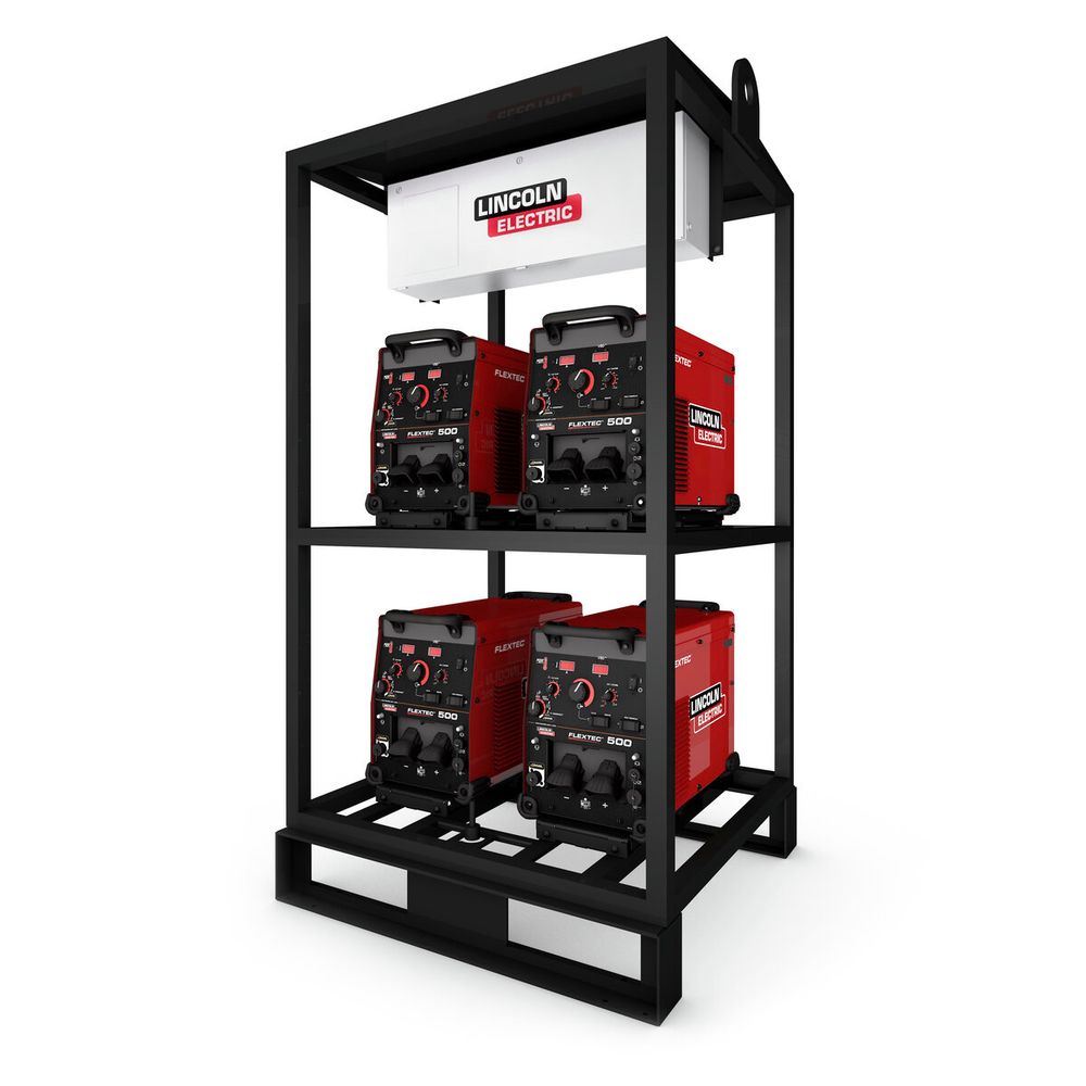 Flextec® 500X Welder 4-Pack Rack (380-575V 3PH) #K4466-1