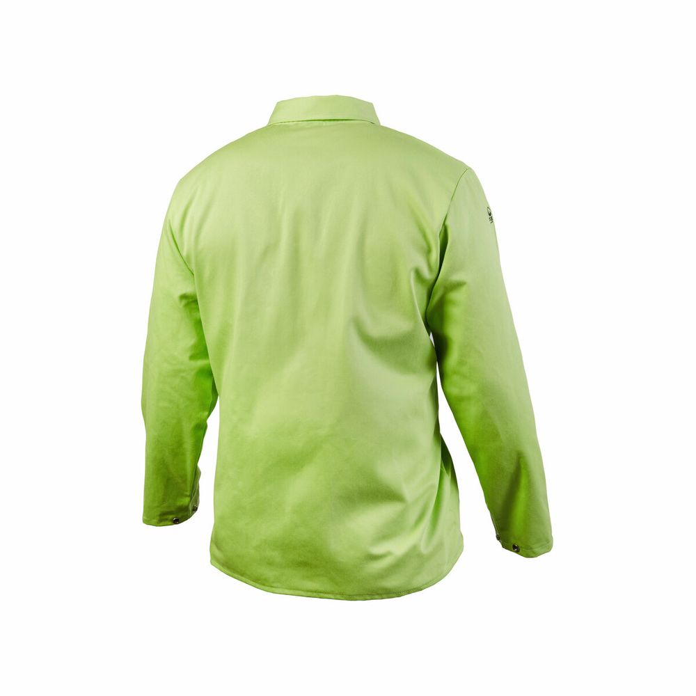 Button down cotton FR welding jacket for sale online