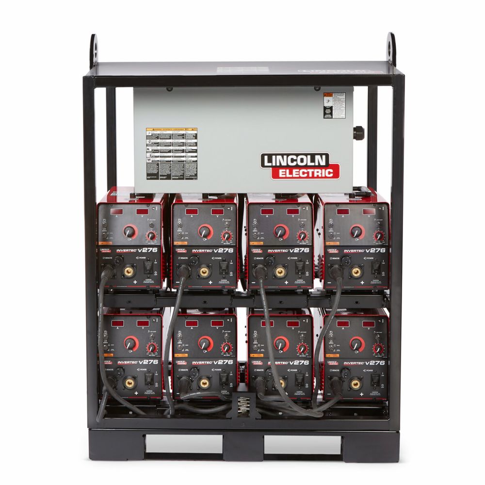Lincoln Electric weather resistant, compact welder rack