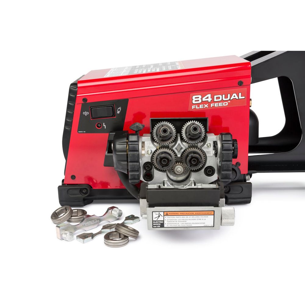 Lincoln Electric Flex Feed® 84 Dual Wire Feeder #K5002-5 - Open w/ drive roll exposed