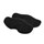 Knit cotton padding connects to X6 Headgear back head support via hook and loop attachment
