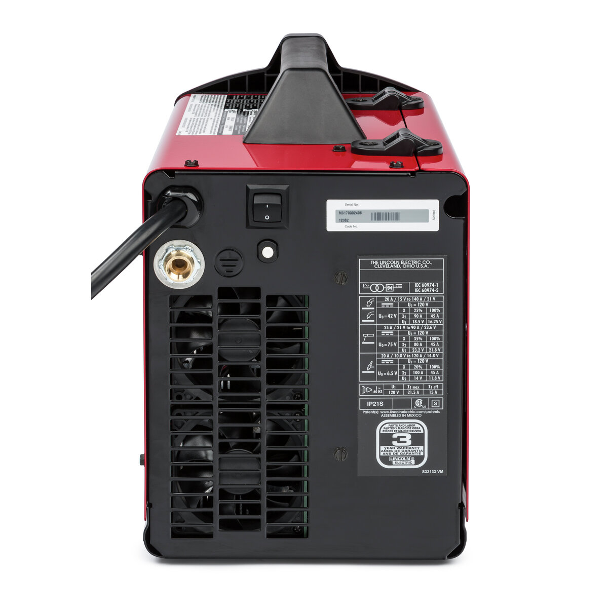 Lincoln Electric POWER MIG® 140 MP® Multi-Process Welder #K4498-1 for sale online