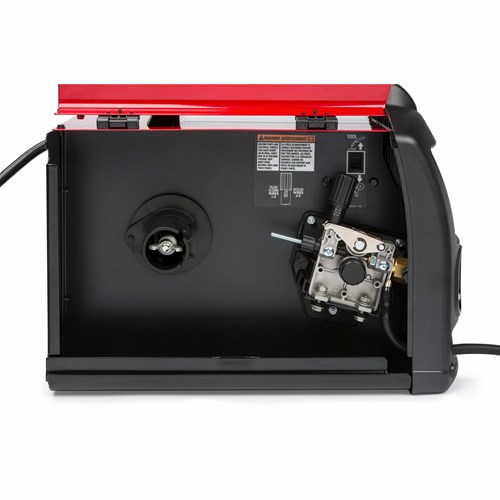 Lincoln Electric POWER MIG 140 MP Multi-Process Welder #K4498-1 internal drive roll & spool container
