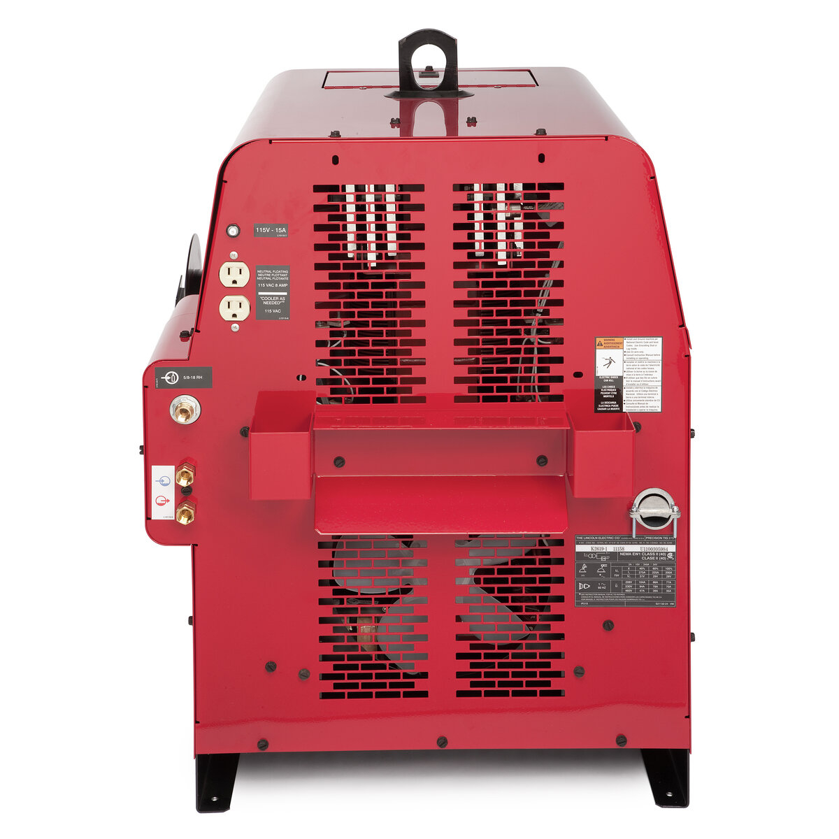 Lincoln Electric Precision TIG 275 rear exhaust