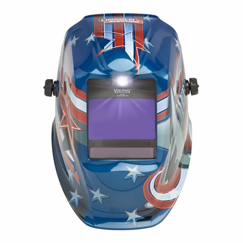 Lincoln Electric welding helmet with built in LED light