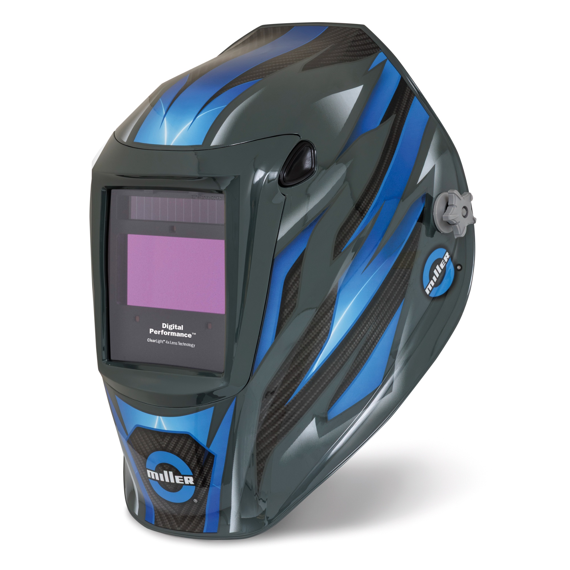 alternate view of the Miller "Carbon Edge™" Digital Performance™ Series Auto-Darkening Welding Helmet - 299616