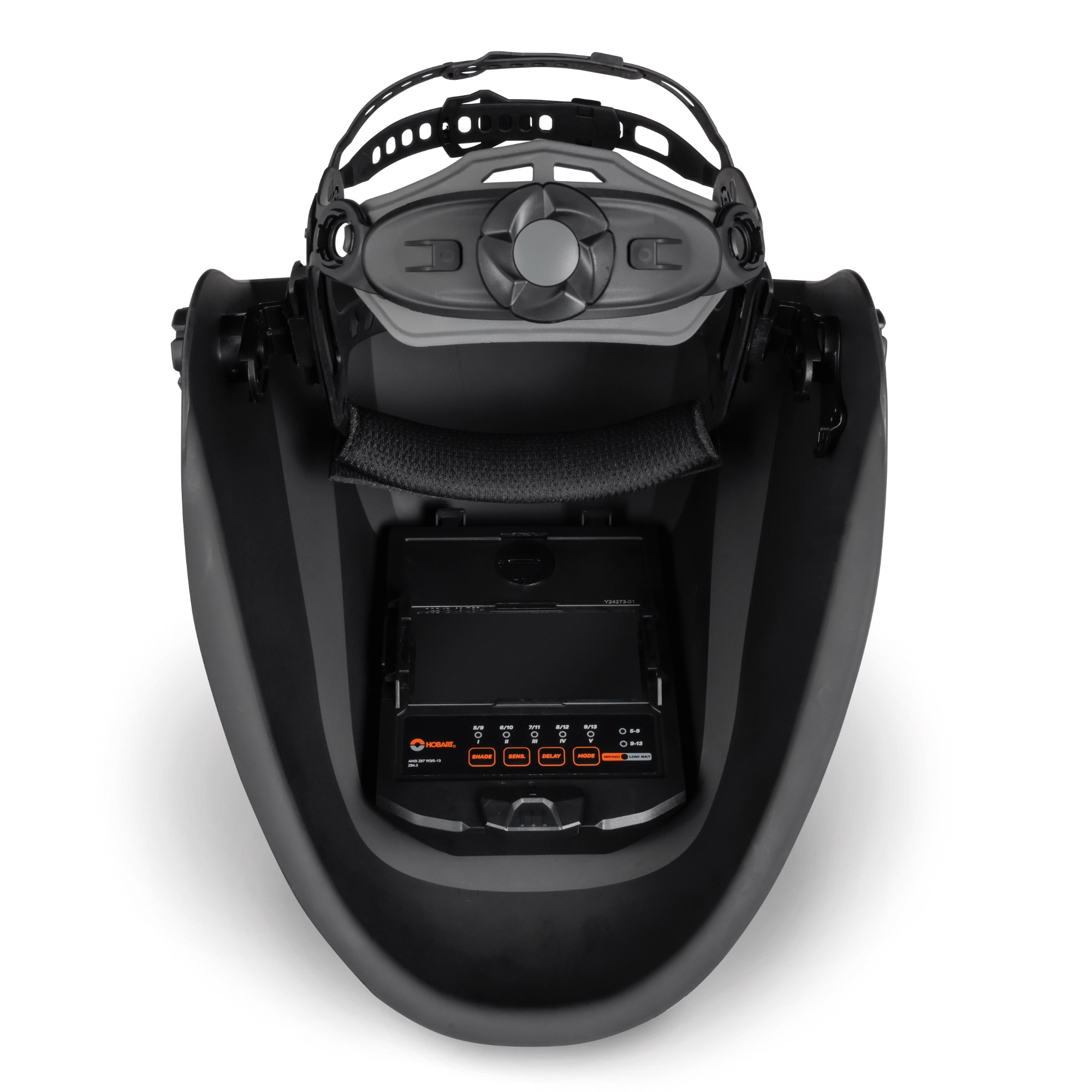inside view of the Hobart PRO7 Auto-Darkening Welding Helmet - 771028