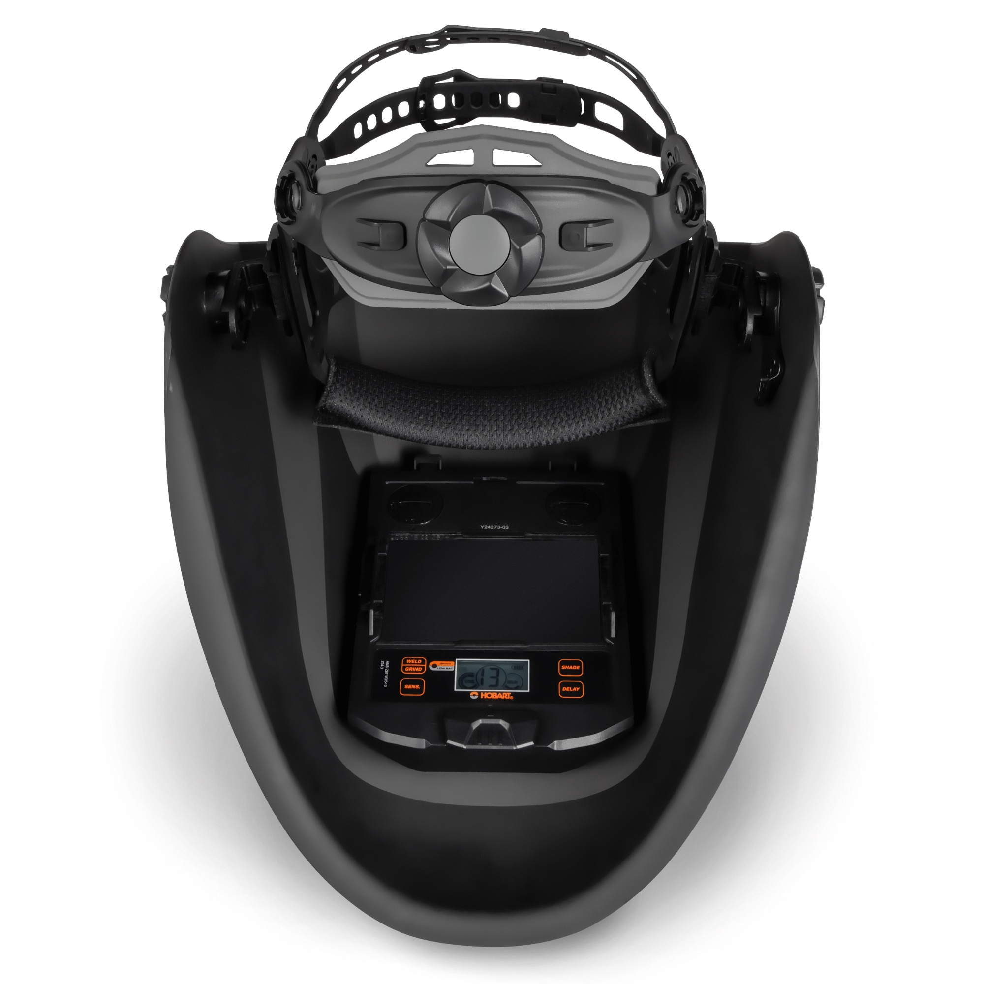 inside view of the Hobart PRO9 Auto-Darkening Welding Helmet - 771029