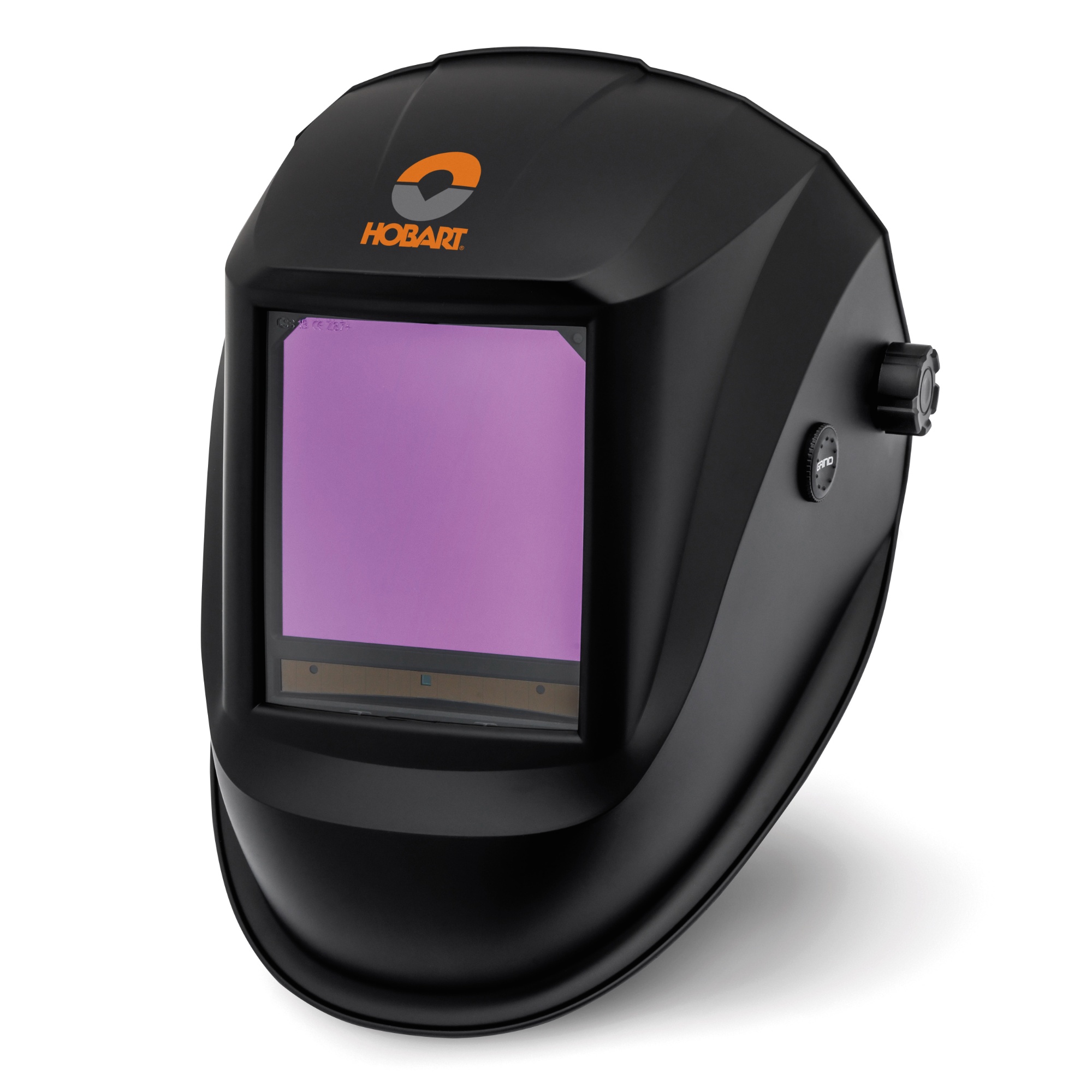 front left view of the Hobart PRO16 Auto-Darkening Welding Helmet - 771031