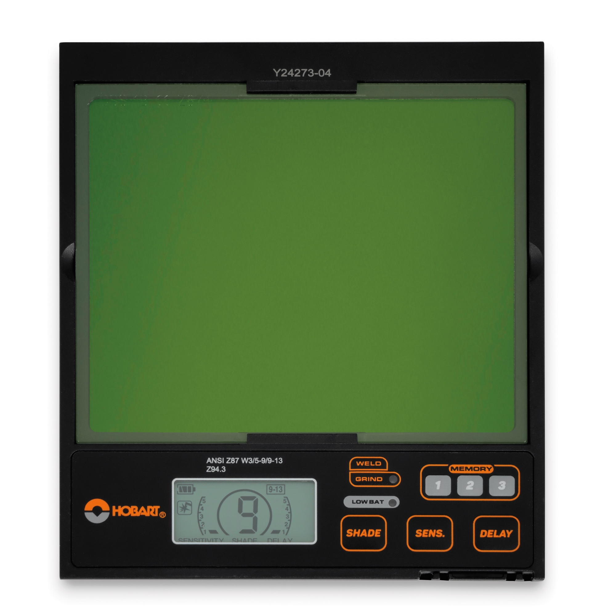 helmet lens control for the Hobart PRO13 Auto-Darkening Welding Helmet - 771030