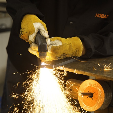 Miller Electric Hobart plasma cutting machine with 5/8 inch cut capacity