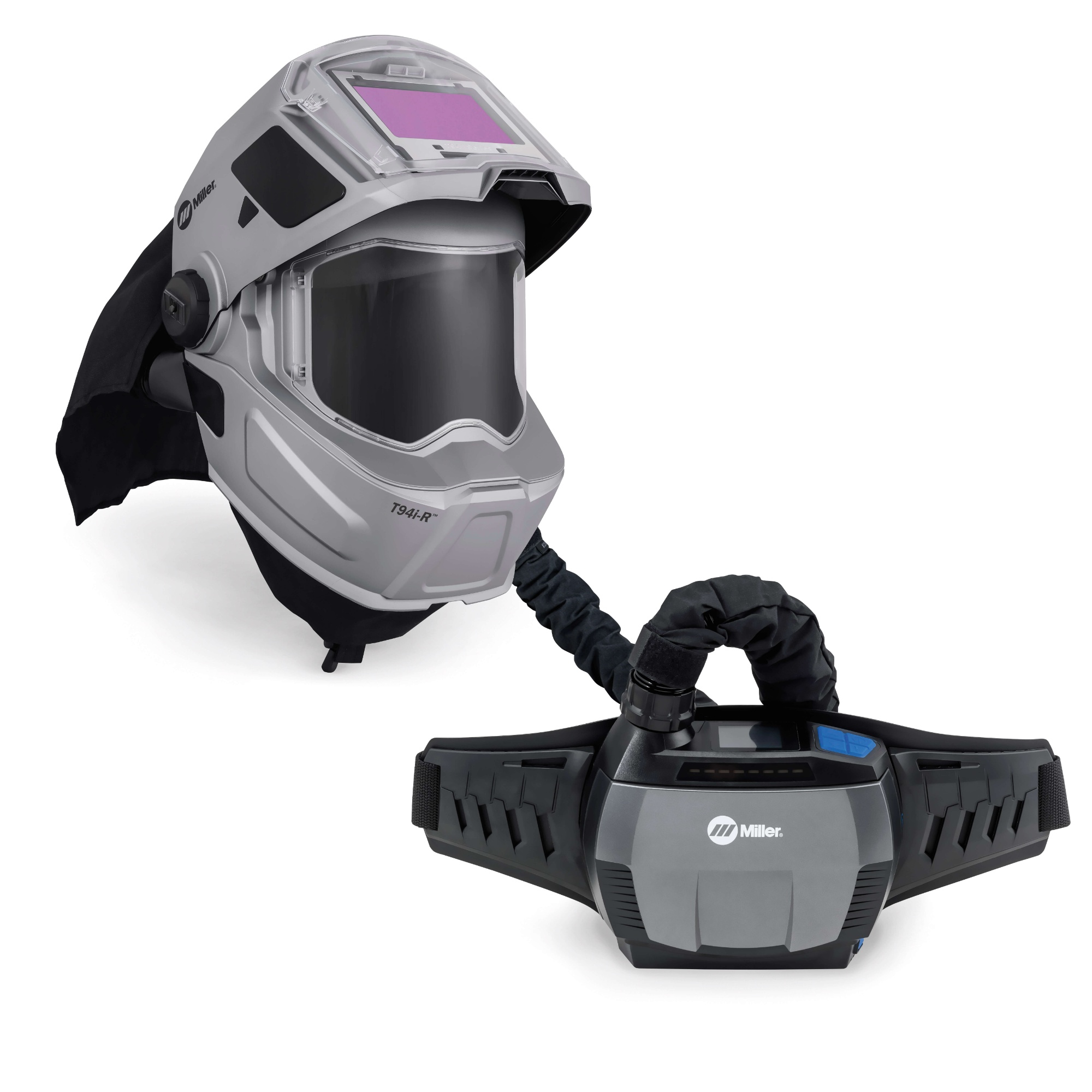 Miller PAPR II T94iR™ Welding Helmet, Complete System 292754 Welder