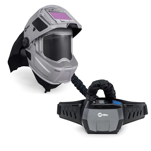 Miller PAPR II T94i-R™ #292754 - Powered Air Purifying Respirator (PAPR) Welding Helmet, Complete System
