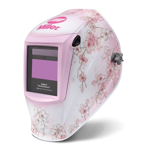 Miller Digital Performance™ Auto-Darkening Welding Helmet, Burn & Blossom, ClearLight 4x #296756