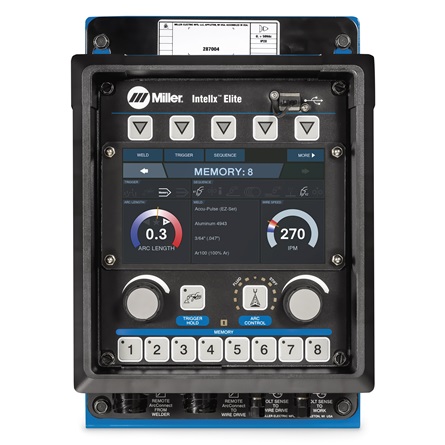 Remote operator interface front lit