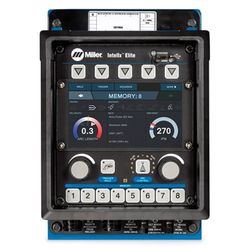 Remote operator interface front lit