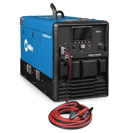 Miller diesel engine welder/generator with battery charge/crank assist for mechanics