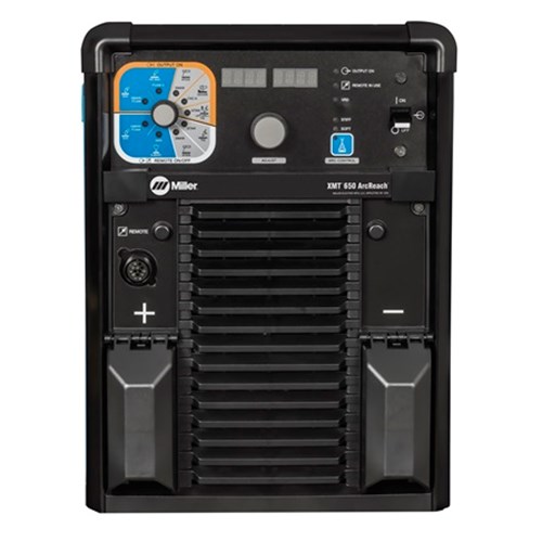 Versatile and High-Powered Miller XMT 650 ArcReach MIG Runner Package for Industrial Fabrication