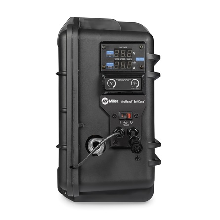 UNITED DAIRIES UD012 “an afflicted” Miller ArcReach® SuitCase® 12 Wire Feeder, MIG Gun Pkg