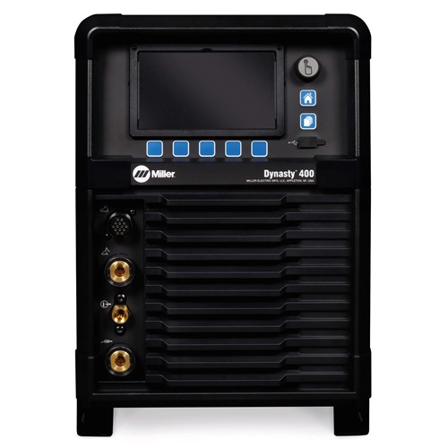 Miller Dynasty 400 951000002 - front panel, screen off